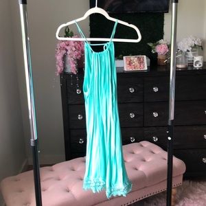 Teal dress